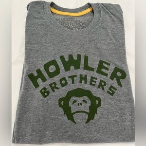 Like new Howler Brothers Monkey t-shirt shirt men’s size Small S - gray